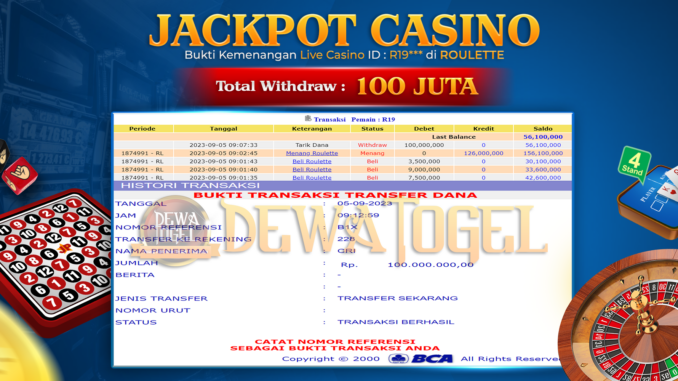 bukti jp dewatogel #741 bukti jp dewatogel #741