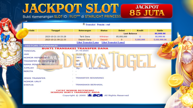 DWT JP SLOT SIANG 2